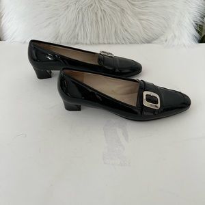 Robert Clergerie black Patent small Heel Shoe 8.